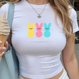 Peeps Bunnies Easter Baby Tee